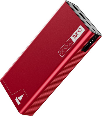 BoAt 20000 MAh 22.5 W Power Bank (Martian Red, Lithium Polymer, Quick Charge 3.0 For Rs. 1499 @ 67 %