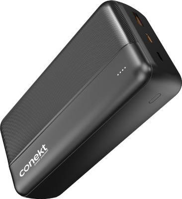 Conekt 27000 MAh Power Bank (20 W, Power Delivery 30) (Black, Lithium Polymer) For Rs. 1199 @ 76% off