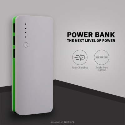 MIOX 30000 mAh 15 W Power Bank(Green, Lithium-ion, Fast Charging for Mobile)