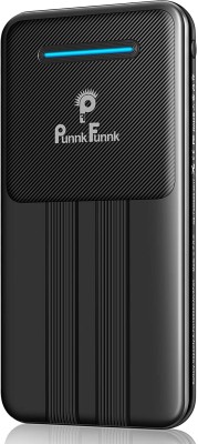 PunnkFunnk 10000 mAh 18 W Power Bank(Black, Lithium-ion, Fast Charging for Mobile)