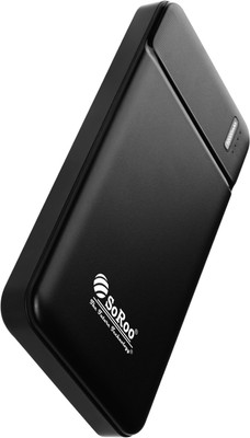 SoRoo 10000 mAh 18 W Ultra Compact Pocket Size Power Bank(Black, Lithium Polymer, Fast Charging for Mobile, Laptop, Speaker, Tablet)