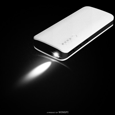 misspro 10000 mAh 15 W Power Bank(White, Black, Lithium-ion, Fast Charging for Mobile)