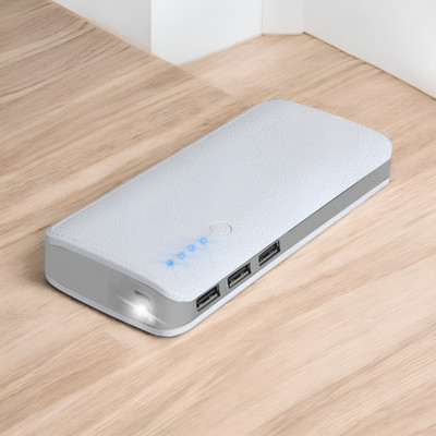 MAYIMTEL 15000 mAh 18 W Compact Pocket Size Power Bank(Grey, white, Lithium-ion, Fast Charging for Earbuds, Mobile, Smartwatch, Smartband, Tablet)