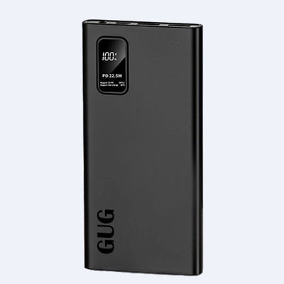 GUG 10000 mAh 22.5 W Mini Pocket Size Power Bank(Black, Lithium Polymer, Power Delivery 3.0, Quick Charge 3.0 for Mobile)