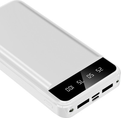 MIOX 20000 mAh 22.5 W Compact Pocket Size Power Bank(White, Lithium Polymer, Quick Charge 4.0, Power Delivery 3.0 for Mobile)