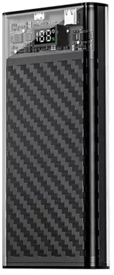 Ovista 10000 mAh 25 W Slim Pocket Size Power Bank(Black, Lithium Polymer, Fast Charging for Mobile, Tablet)