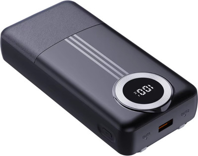 Unix 10000 mAh 22 W Compact Pocket Size Power Bank(Black, Lithium-ion, Power Delivery 3.0 for Mobile)