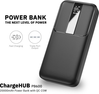 reditor 20000 mAh 25 W Power Bank(Black, Lithium Polymer, Quick Charge 4.0, Power Delivery 3.0 for Mobile)