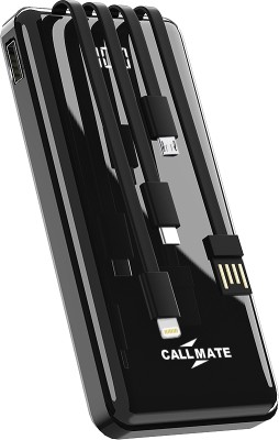 Callmate 10000 mAh 15 W Power Bank(Black, Lithium Polymer, Fast Charging for Mobile)