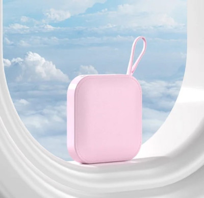 AMYTEL 10100 mAh 25 W Mini Pocket Size Power Bank(Pink, Lithium-ion, Quick Charge 4.0, Power Delivery 2.0, Fast Charging for Earbuds, Trimmer, Mobile, Speaker, Smartwatch, Mobile)
