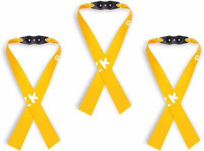 Allan Mark Slingshots/Gulel, Flat Industrial Rubber, Made in India Product(pack of 3) Slingshot(Yellow)