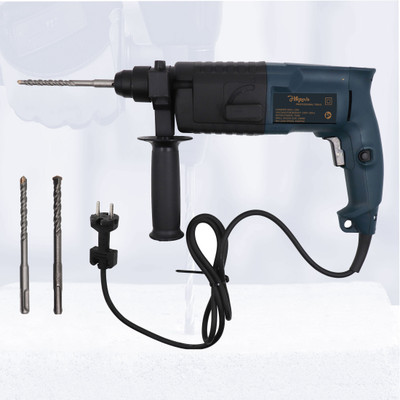 Hillgrove HGCM488M5 20mm Hammer Impact Drill Machine Forward/Reverse Rotation with 3 Bits for Making Holes in Metal/Wood/Concrete Hammer Drill (20 mm Chuck Size, 750 W) Pistol Grip Drill(20 mm Chuck Size)