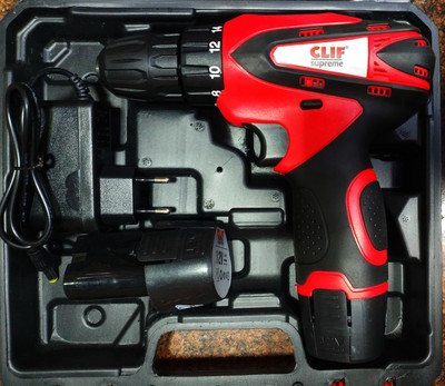 CLIF Cordless Drill Machine CD11A Li-ion Pistol Grip Drill(10 mm Chuck Size)