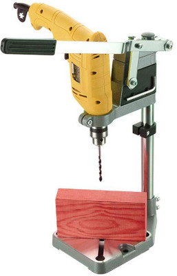 FLAMINGO ENTERPRISE DRILL STAND FOR DRILL MACHINE CONVERT HAND Pistol Grip Drill Heavy Duty Drill Stand 400mm Angle Drill(43 mm Chuck Size)