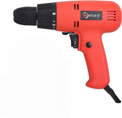 Mercury Electric Screwdriver Machine, 280W, 750 RPM, 10mm Chuck, 23+1 Torque, F/R MERSCD-280X Pistol Grip Drill(10 mm Chuck Size)