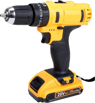 XDLB 20V HAMMER DRILL Variable Speed Impact Drill Kit - Ultimate Power and Versatility for Every Task Pistol Grip Drill(10 mm Chuck Size)