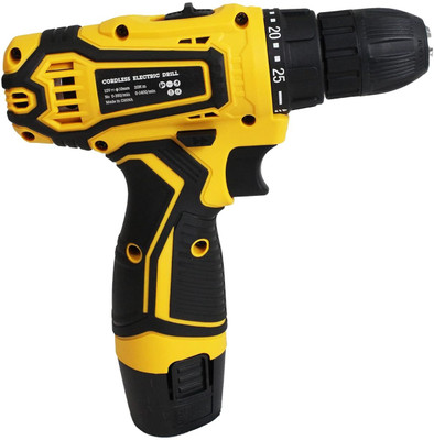 Maf Pro 12V Cordless Variable Speed Reversible Drill Machine Driver With 10 Screwdriver Drill Machine Bits For Home Diy Use, 1 Year Warranty Cordless Drill(10 mm Chuck Size)