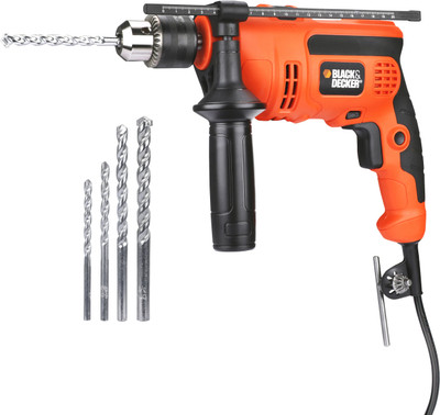 BLACK+DECKER Impact KR554RE Pistol Grip Drill(13 mm Chuck Size, 550 W)