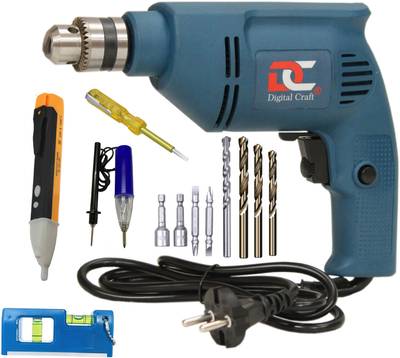 Digital Craft Electric Reversible Drill Machine 10MM 3 in1 Tester