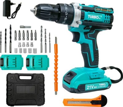 Hakimi TURBO CORDLESS DRILL MACHINE KIT TURBO CORDLESS DRILL MACHINE KIT Cordless Drill(10 mm Chuck Size)