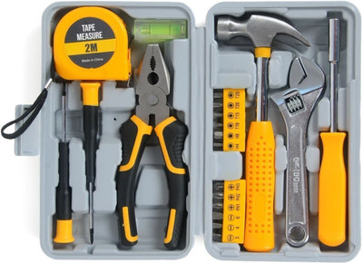 purvish Hand Tool Kit Household DIY Combination Magnetic Bit Hand Tool Set, Screwdriver Hand Tool Kit(20 Tools)