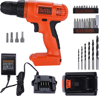 BLACK+DECKER LD120VA-IN Power & Hand Tool Kit(34 Tools)