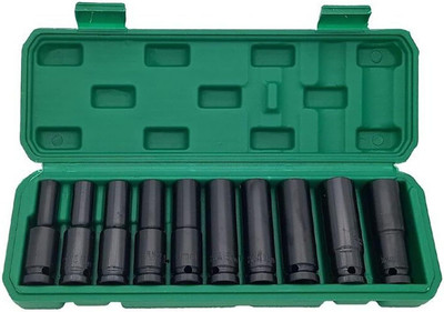 ALYRATOOLS 12-Piece Deep Impact Socket Set Hand Tool Kit(1 Tools)
