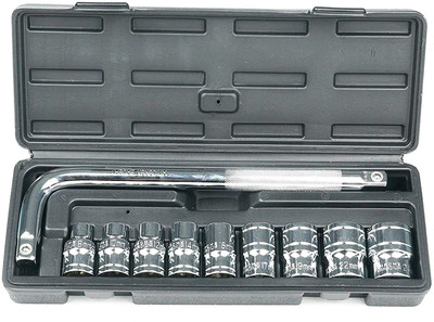 Rhobos 10 in 1 Socket Wrench Spanner Set Socket Set(Pack of 1)