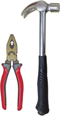 Inditrust new Hand tool kit Plier and Claw hammer Hand Tool Kit(2 Tools)