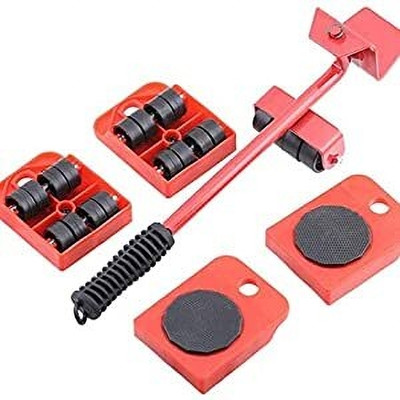 Flaxton Furniture Lifter Mover Tool Set Heavy Duty Furniture Lifter Hand Tool Kit(5 Tools)