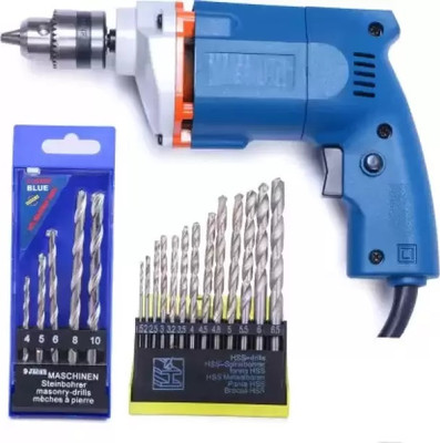 NSK TOOLS 10mm Drill &13HHS Bits + 5 Masonry Bits Power & Hand Tool Kit Power & Hand Tool Kit(3 Tools)