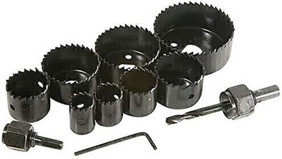 Najmii Hole Saw Set Drill Bit Kit Wood Thin Alloy Metal Cutter Core Drill Bits Power Power & Hand Tool Kit(11 Tools)