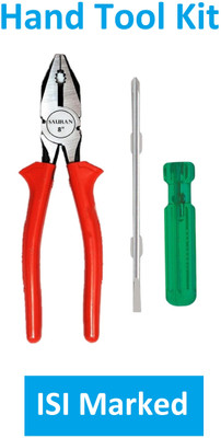 Sauran Pack of 2 ISI Marked Combination Hand Tool Set (KIT21) Hand Tool Kit(2 Tools)