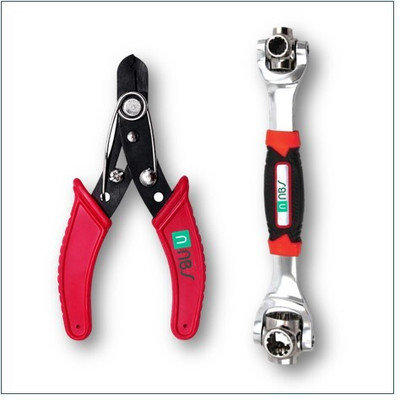 NBS NBS Wire Cutter and 360 degree Tiger Wrench Hand Tool Kit(2 Tools)