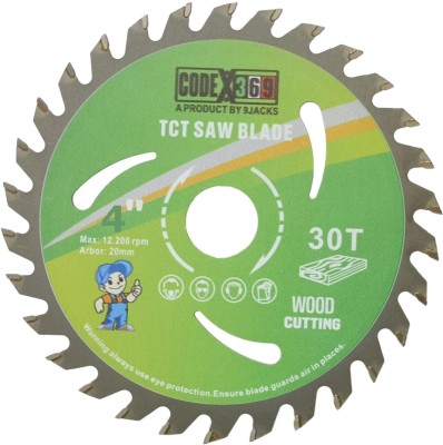 Inditrust 4” inch (100mm) 30T TCT Circular Saw Blade carbide tipped for cutting wood Power & Hand Tool Kit(1 Tools)