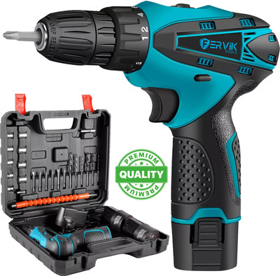 FERVIK FZ-CDS12 Cordless Drill Power & Hand Tool Kit(30 Tools)