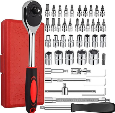 Shopfleet 46 in 1 Tool Kit Screwdriver Bits Set Repair Tools Kit Set for Home Appliances Hand Tool Kit(46 Tools)