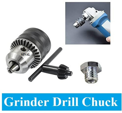 SINAL 13mm Drill Chuck And Attachment For 4'' Angle Grinder (C3) Power & Hand Tool Kit(1 Tools)
