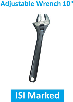 Sauran Pack of 1 ISI Marked Combination Adjustable Wrench 10” (KIT19) Hand Tool Kit(1 Tools)