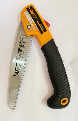 GrabMoor Foldable Pruning Hand Saw with Lock for Cutting Tree Branch Wood Cutter TAT-01D Hand Tool Kit(1 Tools)