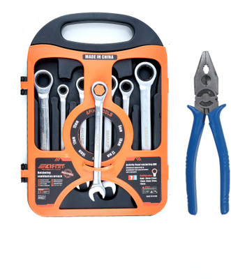 ALYRATOOLS 2-Piece Ratcheting Combination Wrench Set with Multipurpose Plier Hand Tool Kit(2 Tools)