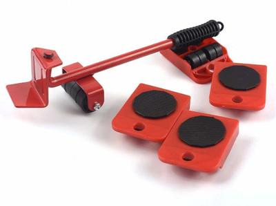 Mullewa Lifter/Shifter ToolFurniture Shifting Tool Vibration Pads Lifter Hand Tool Kit(5 Tools)