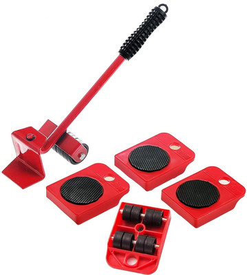 Flaxton Heavy Duty Furniture Lifter Mover Roller Wheel Tool Set Hand Tool Kit(5 Tools)