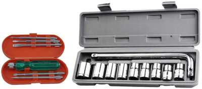 ALYRATOOLS Multi-Purpose Hand Tool & Chrome Socket Set Combo Hand Tool Kit(2 Tools)