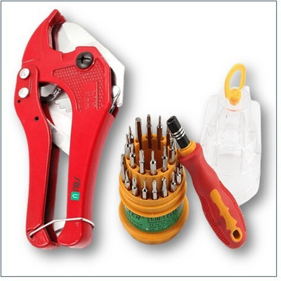 NBS NBS Jackly-6036 and PVC Pipe Cutter Hand Tool Kit(32 Tools)