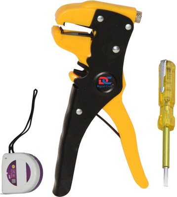 Digital Craft Automatic Wire Stripper,Line Tester,Tape 3Mtr Hand Tool Kit(3 Tools)