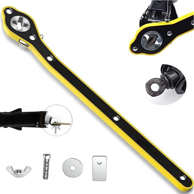 Showell Car Accessories Auto Labor-Saving Jack Ratchet Wrench with Long Handle Power & Hand Tool Kit(1 Tools)