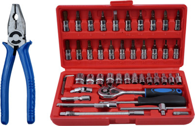 ALYRATOOLS 2-Piece Universal Hand Tool Set with Plier Hand Tool Kit(2 Tools)