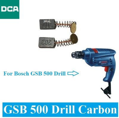 SINAL Carbon Brush Set (DCA Make) For Bosch Drill Model GSB 500 (CR113) Power & Hand Tool Kit(1 Tools)