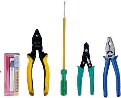 ALYRATOOLS 5-in-1 Multi-Color Hand Tool Kit Hand Tool Kit(5 Tools)